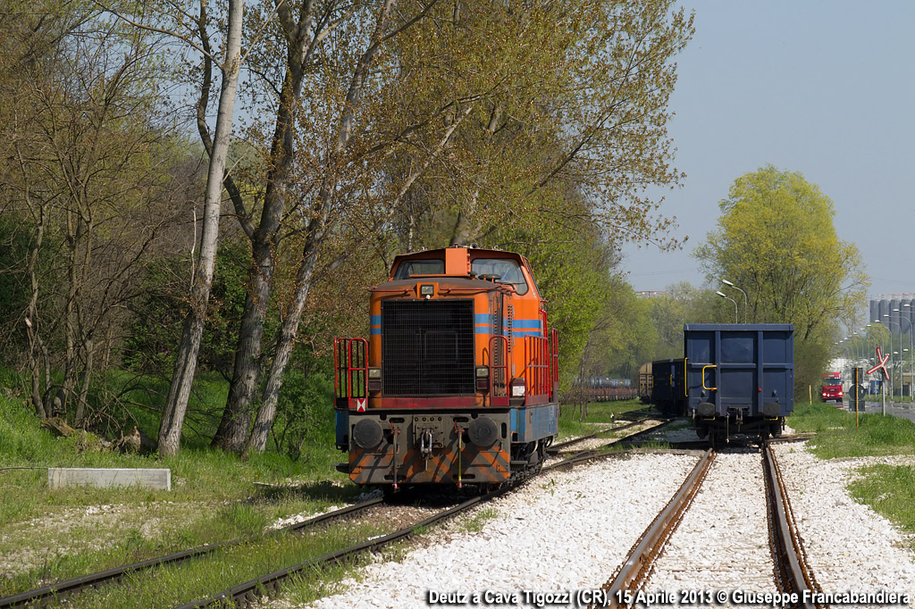 Treno Sograf con Locomotiva Diesel Manovra Deutz Foto Giuseppe Francabandiera