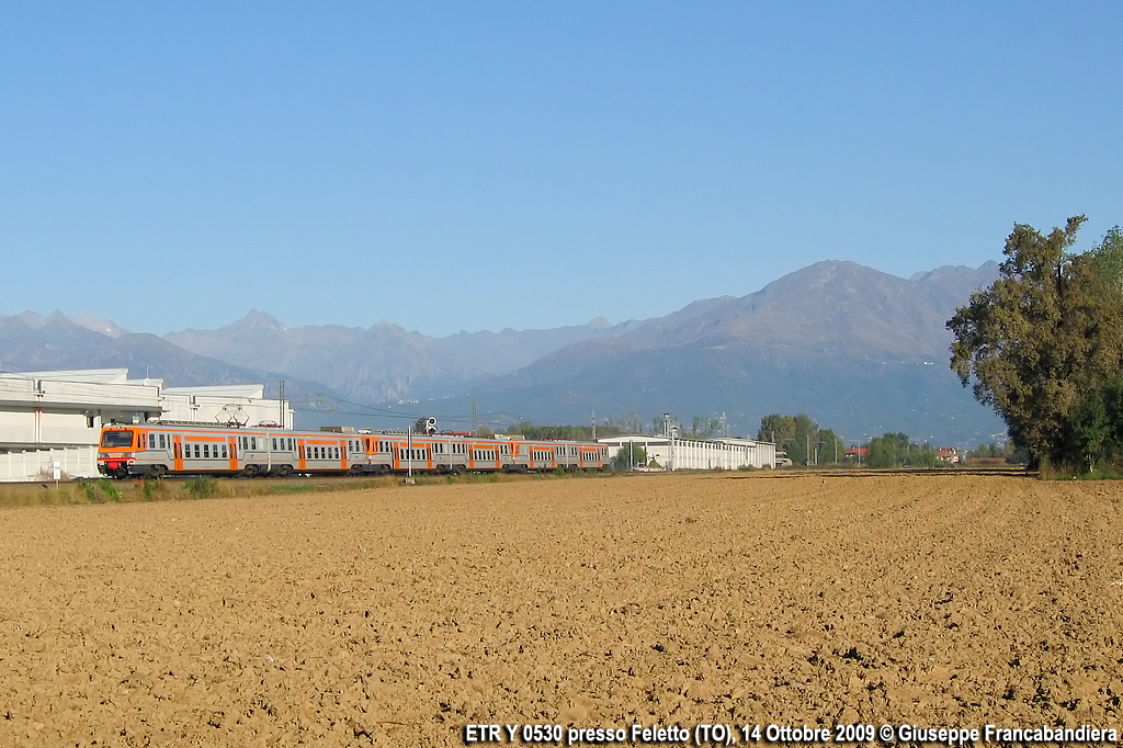 Treno GTT con Elettrotreno ETR Y 0530 Foto Giuseppe Francabandiera