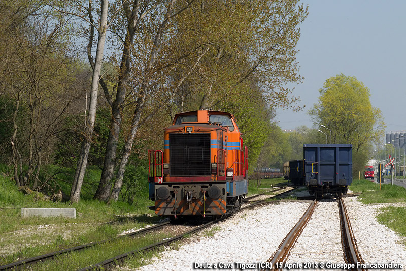 Treno Sograf con Locomotiva Diesel Manovra Deutz Foto Giuseppe Francabandiera